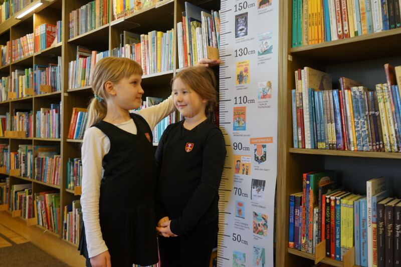 Hea laste- ja noorteraamat mõõdik koos lastega