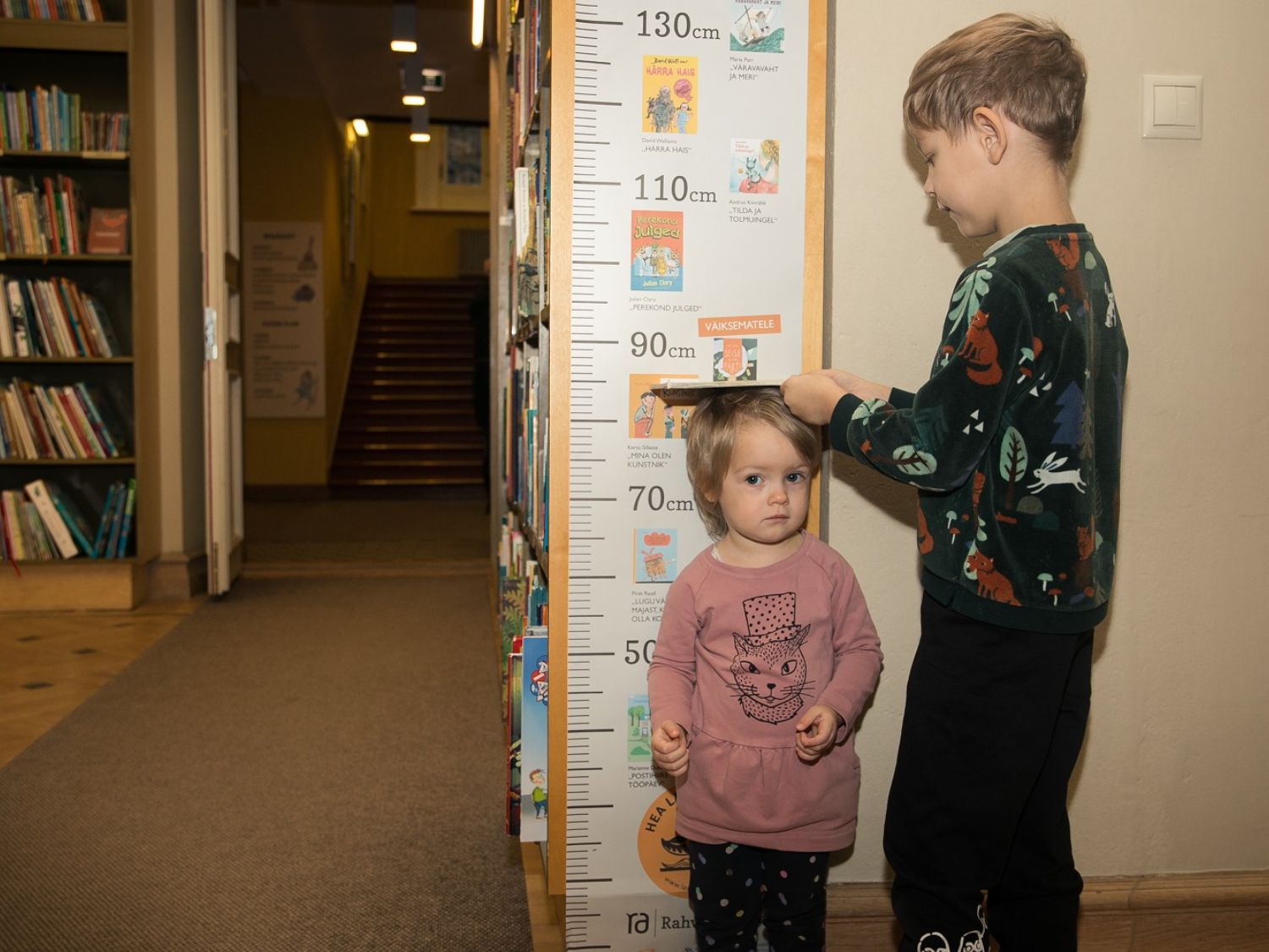 Lapsed hea lasteraamatu mõõdikut kasutamas