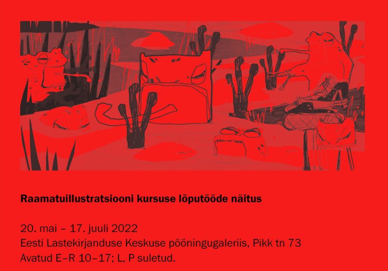 Leporellode näituse plakat