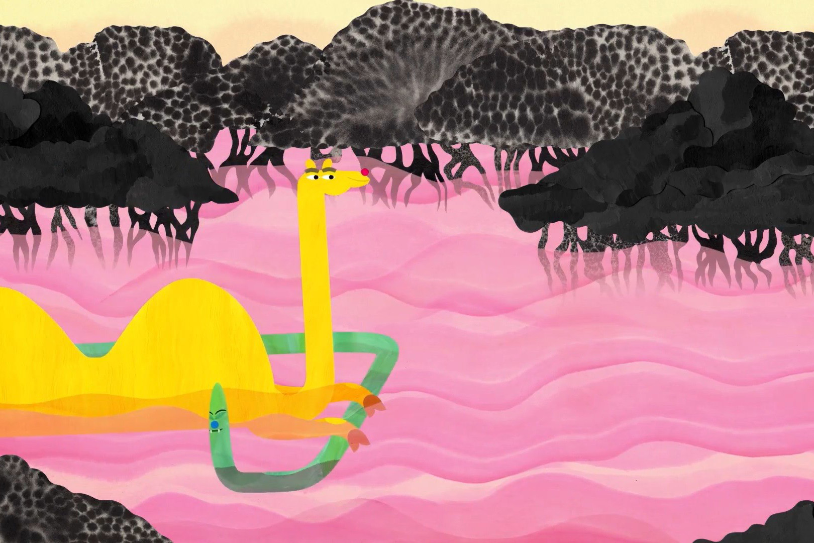 Ekraanitõmmis ainimafilmist, Oaaside sünd