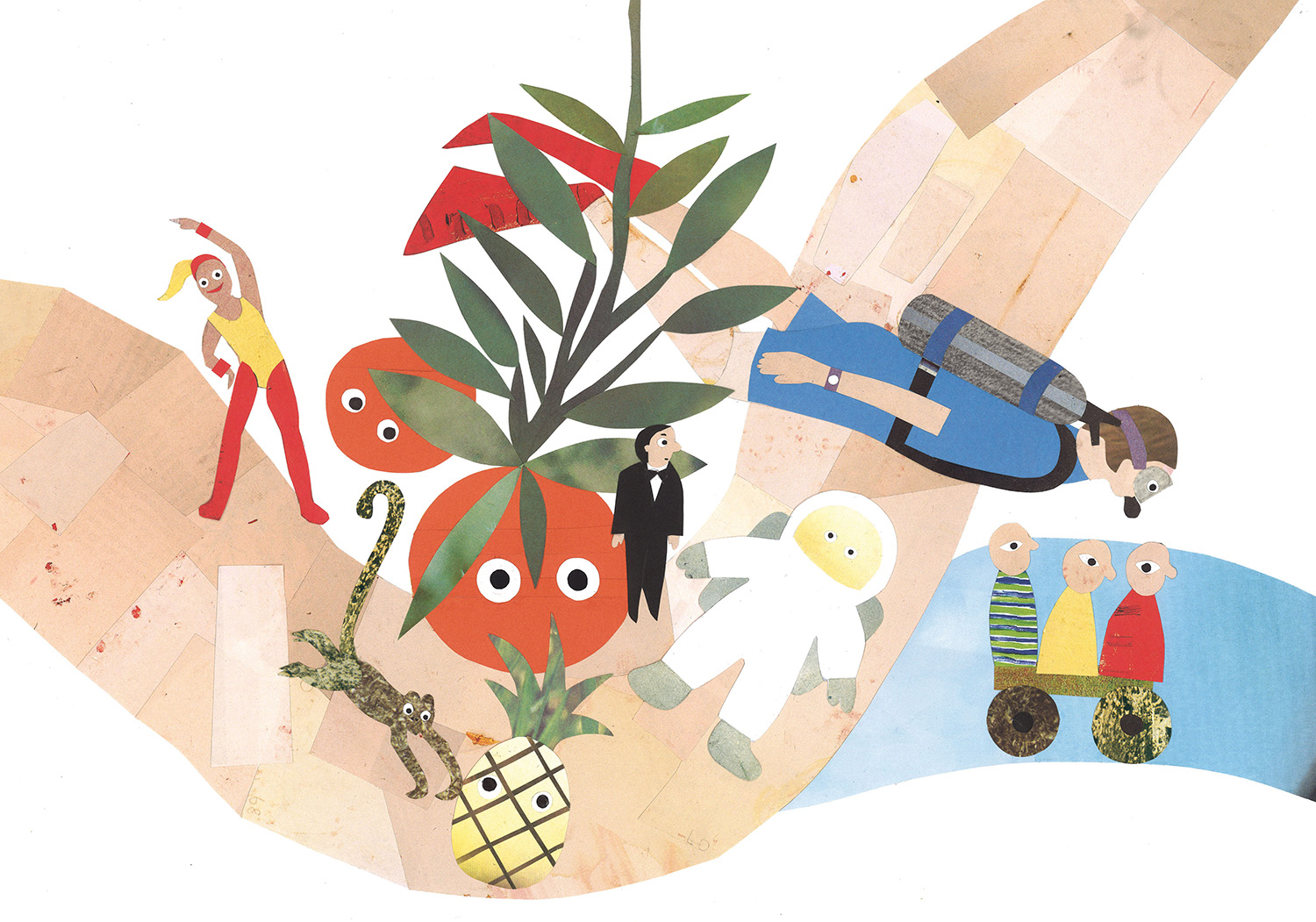 Näituse, Joostes huntidega, tööd Läti Rahvusraamatukogus