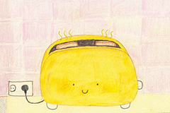 Näituse, Joostes huntidega, tööd Läti Rahvusraamatukogus